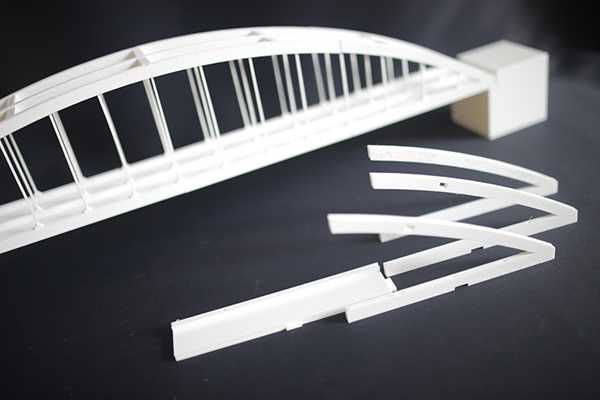 3D printed bridge prototypes